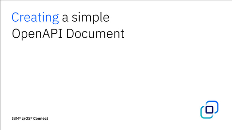 Thumbnail for 01 Creating an OpenAPI document tutorial: Creating a simple OpenAPI document