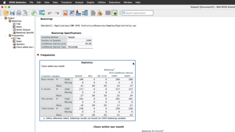 Thumbnail for IBM SPSS Bootstrapping Explained in Two Minutes