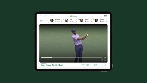 Thumbnail for IBM at the Masters 2025 AI Narration