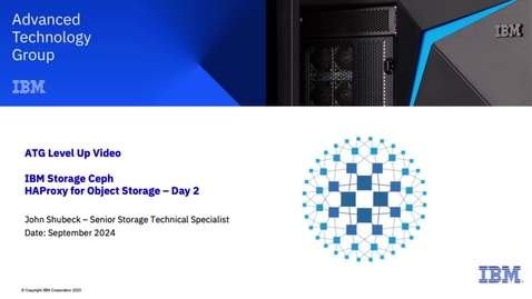 Thumbnail for Ceph HAProxy for Object - Day 2