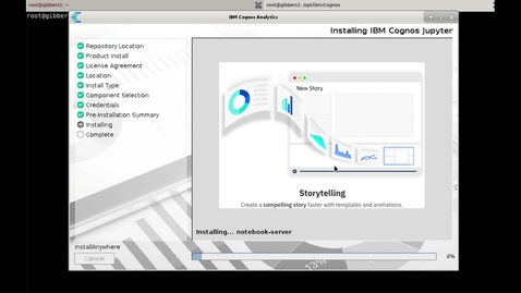 Thumbnail for Cognos notebooks install - Part 4 (Upgrading to the latest Jupyter Server)