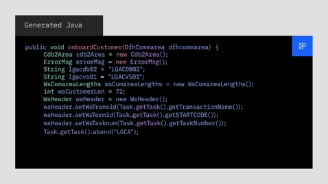 Thumbnail for watsonx Code Assistant for Z - Web Animation (Validate)