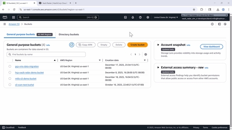 Thumbnail for Dump unsecure secrets out of your S3 buckets with HCP Vault Radar