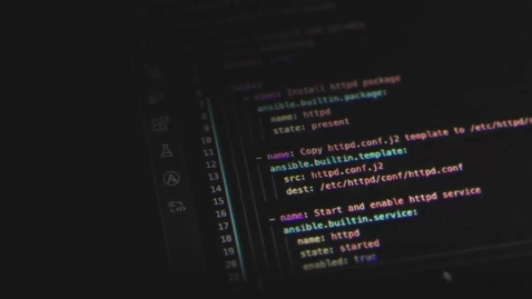 Thumbnail for watsonx Code Assistant Ansible Lightspeed animated leadspace