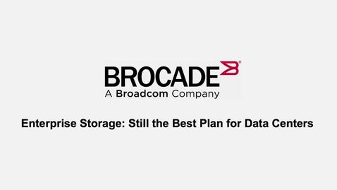 Thumbnail for entry Enterprise Storage: Still the Best Plan
