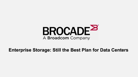 Thumbnail for Enterprise Storage: Still the Best Plan