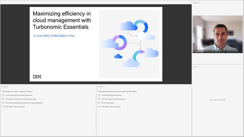 Thumbnail for Maximizing efficiency in cloud management with Turbonomic Essentials