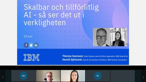 Thumbnail for Skalbar och tillförlitlig AI - så ser det ut i verkligheten