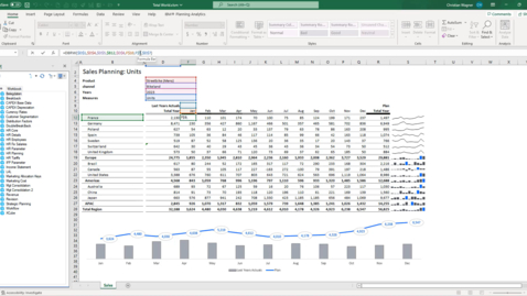 Thumbnail for IBM Planning Analytics for Excel - Drill down