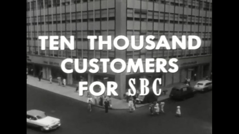 Thumbnail for entry IBM Archives: SBC Opens Data Processing Center
