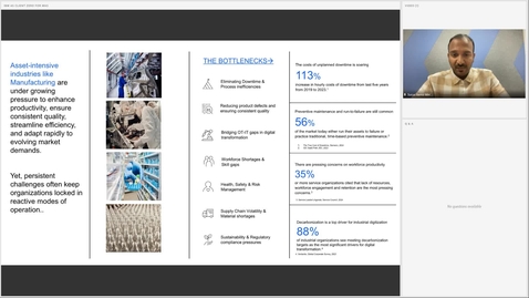 Thumbnail for Webinar: From Reactive to Predictive - Transforming Product Quality in Manufacturing with AI-enabled Asset Intelligence