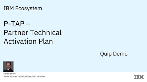 Thumbnail for P-TAP Quip Demo 2024
