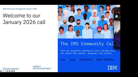 Thumbnail for IMS Community Call January 2026