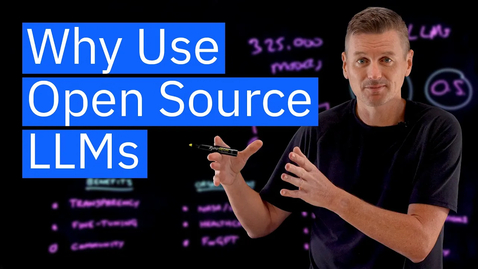 Thumbnail for entry Should You Use Open Source Large Language Models?