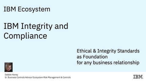Thumbnail for IBM Integrity and Compliance 2024