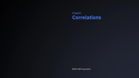 Thumbnail for entry SPSS Statistics Early Access Program - Correlations