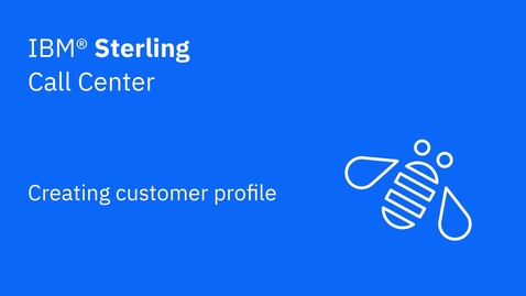 Thumbnail for Creating customer profile