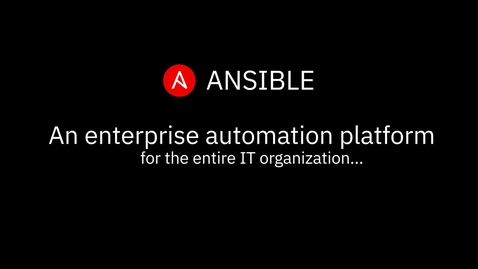 Thumbnail for entry Ansible for IBM Power Systems