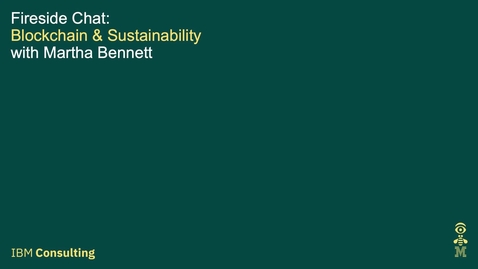 Thumbnail for Fireside Chat: Blockchain &amp; Sustainability with Forrester