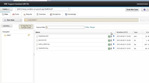 Thumbnail for IBM Support Assistant 5.0 Team Server: Working with and managing cases