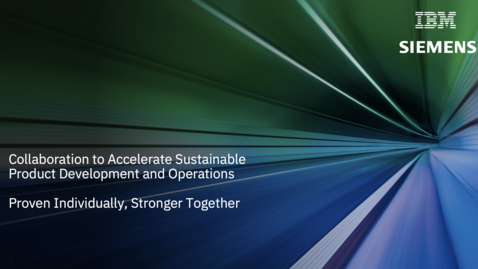 Thumbnail for entry Siemens and IBM collaborate to help companies accelerate product development