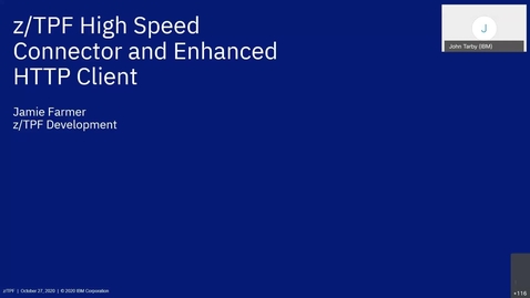 Thumbnail for z/TPF Internship: High Speed Connector