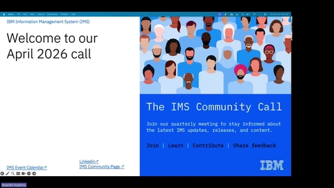 Thumbnail for IMS Community Call - April 2026