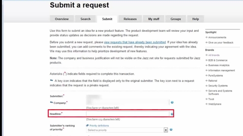 Thumbnail for How to submit a Request for Enhancement