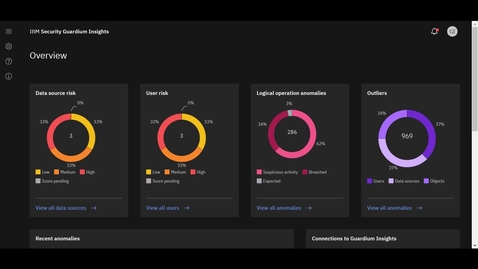 Thumbnail for entry Guardium Insights 대화형 데모 – 신속한 보고서 생성