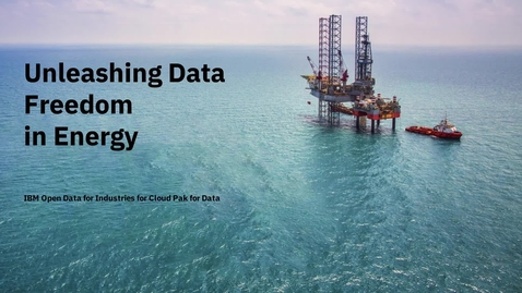 Thumbnail for entry Demo: IBM Open Data for Industries for Cloud Pak for Data - Runs Anywhere