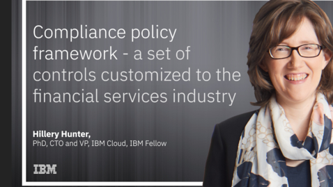 Thumbnail for entry IBM Cloud for Financial Services