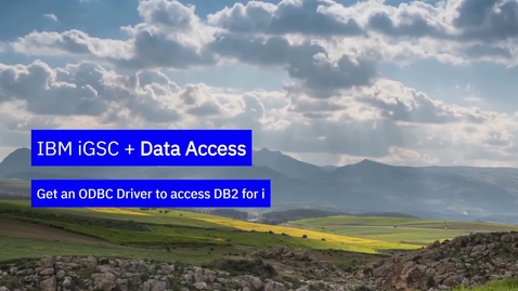 Thumbnail for Get an ODBC driver to access DB2 for i