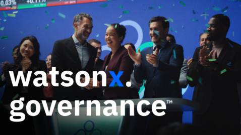 Thumbnail for entry IBM: Let’s create AI that begins with trust with watsonx.governance (UK)