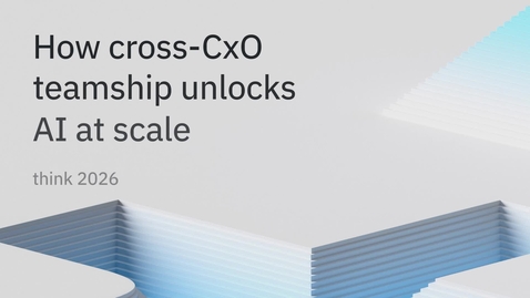 Thumbnail for How cross‑CxO teamship unlocks AI at scale