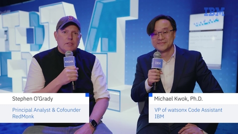 Thumbnail for IBM Think 2025 - AI at the Keyboard: IBM watsonx Code Assistant Changing How We Build