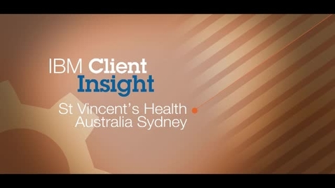 Thumbnail for entry St. Vincent’s Health Australia Sydney resolves job tickets 75 percent faster