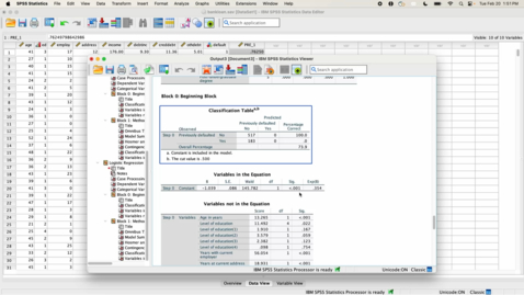 Thumbnail for The IBM SPSS Regression Module Explained in Two Minutes