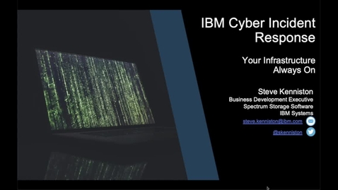 Thumbnail for entry IBM Cyber Incident Response Service