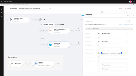 Thumbnail for Integrate your applications and automate your business with IBM App Connect