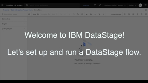 Thumbnail for DataStage Product Intro and Basics