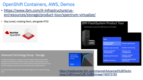 Thumbnail for entry FlashSystem Replication to Amazon Web Services (AWS) using OpenShift Container Platform (OCP)