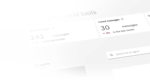 Thumbnail for watsonx orchestrate - ambient full-width leadspace animation – super