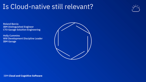 Thumbnail for Is Cloud-native still relevant? - Thought Leaders Webinar Series