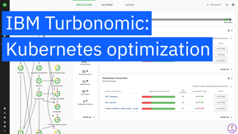 Thumbnail for Kubernetes optimization with IBM Turbonomic