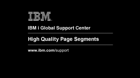 Thumbnail for Creating High Quality Signature Page Segments