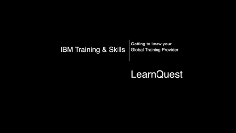 Thumbnail for Interview with our Global Training Provider LearnQuest