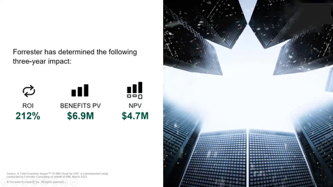 Thumbnail for entry Interview with Forrester analyst on TEI study for IBM Cloud for SAP