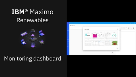 Thumbnail for Monitoring dashboard in IBM Maximo Renewables