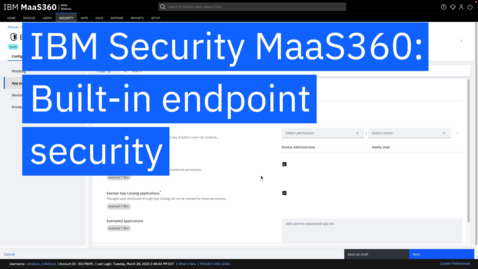 Thumbnail for MaaS360：内置端点安全