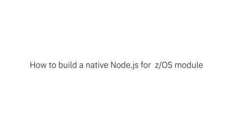 Thumbnail for entry How to build your own Native Node Module